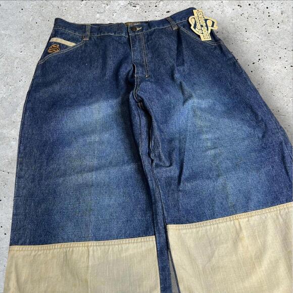 Snoop Dogg Denim Canvas‎ Baggy Jeans Work Pants Size 34